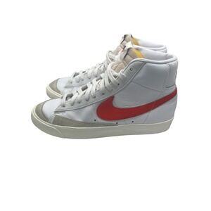 Nike Women's Blazer Mid 77 Habanero Red Sail White Size 9.5 CZ1055-101 - 742